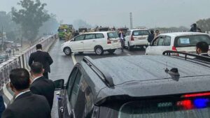 PM Modi Convoy was stopped on Flyover on January 5 PTI