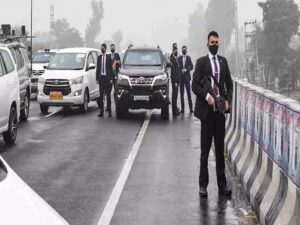 PM Modi Convoy was stopped on Flyover on January 5 PTI