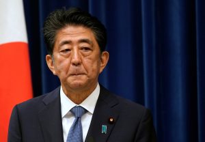 Former Japan PM Shinzo Abe. Image : Reuters